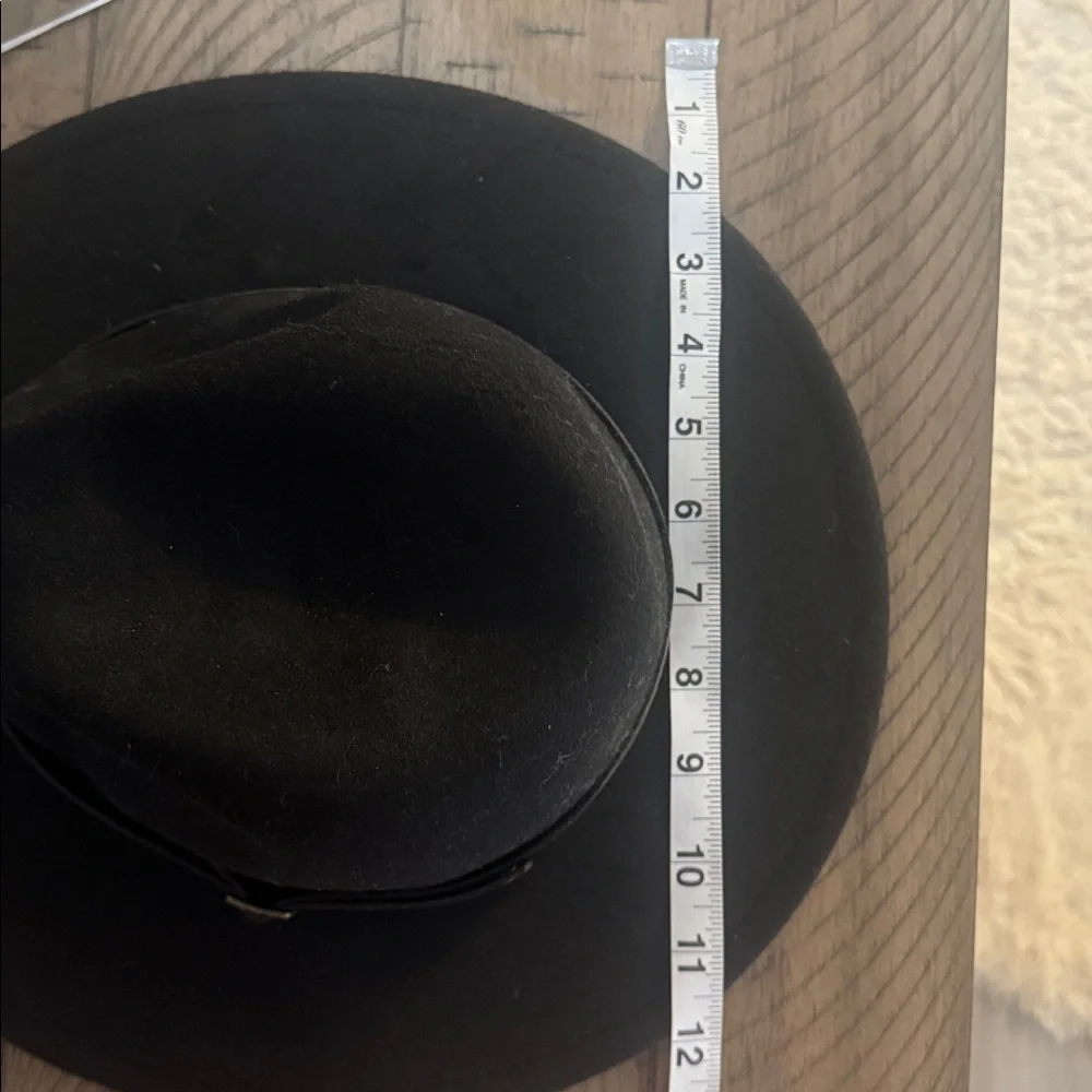 Lulus Black Suede Wide Brim Hat